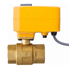 Кран шаровой бронзовый SE Bronze NEPTUN, 3/4", 220В, с электроприводом, 1419524